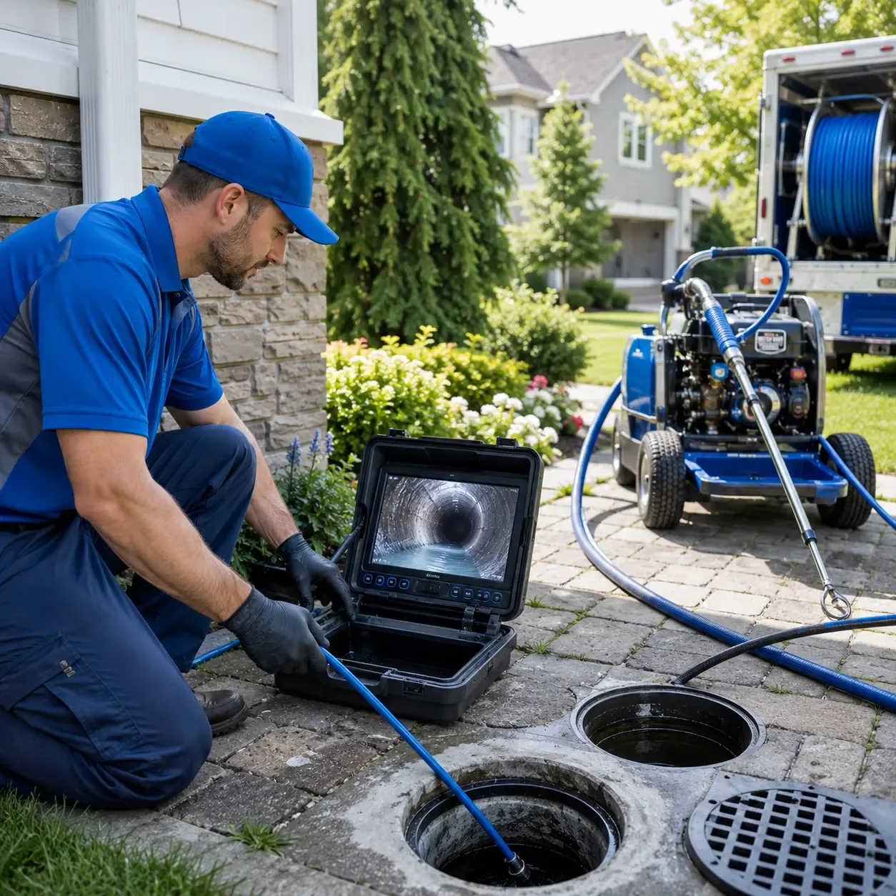 Outdoor drain cleaning professionals serving Northville, MI