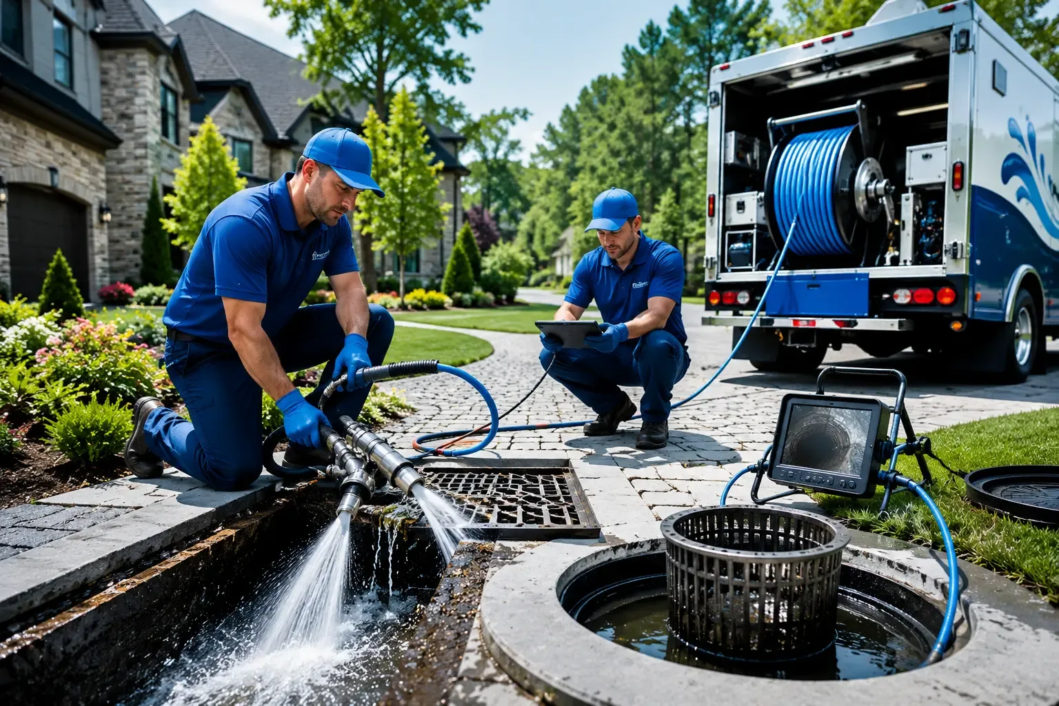 Local outdoor drain cleaning professionals in Northville, MI